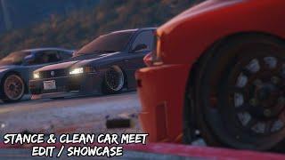 GTA 5 Online Stance & Clean Car Meet Cinematic Montage | PS4 Rockstar Editor | GTA V Online Car Meet