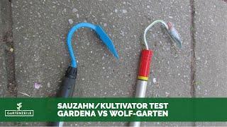 Sauzahn / Kultivator im Test | GARDENA vs WOLF-GARTEN  -  Schonende Bodenbearbeitung mit dem Sauzahn