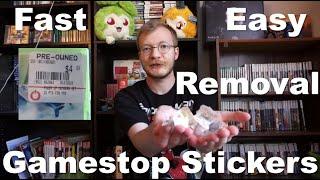 Best way to remove Gamestop stickers from game cases