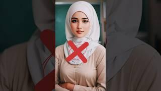 Hijab muslim cantik Girl fashion.#hijab #shortvideo #ai