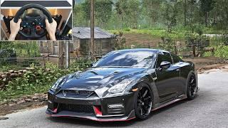 Nissan GTR R35 NISMO - Forza Horizon 5 (Steering Wheel + Shifter) Gameplay