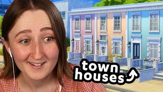 we can build REAL TOWNHOUSES in the sims!!!