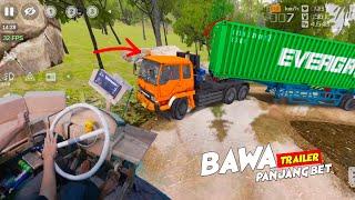 bawa truck ade iskandar fuso trailer panjang banget bus simulator Indonesia