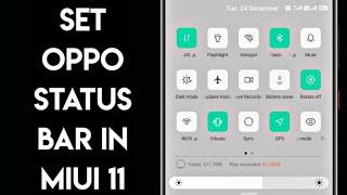 How To Set Oppo ColorOs Status Bar In MIUI 11 [Hindi] | Oppo Theme For Mi, Redmi, Xiaomi Phones