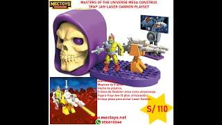 Masters of the Universe Mega Construx Trap Jaw Laser Cannon Playset Mattel