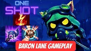 Burst Teemo is the best Teemo | Wild rift Baron Lane Gameplay #wildrift #Lolwr #lolwildrift