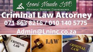 criminal defense attorney Benoni - Benoni South-African criminal defense attorney