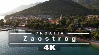 Camping Viter Zaostrog, Croatia 4K cinematic DRON movie DJI AIR 2S