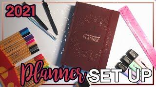 2021 Daily Planner Set Up + Reading, Booktube, Business & Life Goals