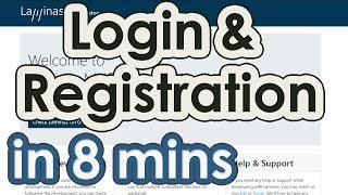 Create custom Users Login & Registration modules - Laminas Starter Kit