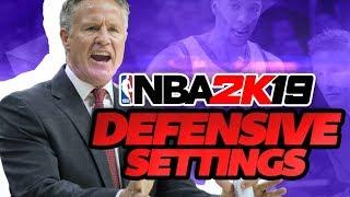 NBA 2K19 Defensive Settings Tips & Tutorial!