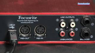 Focusrite Scarlett 2i4 Audio Interface Overview - Sweetwater Sound