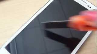 Samsung Galaxy SIII - Screen Scratch Test - Gorilla Glass 2