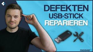 Defekten USB-Stick reparieren - So geht's