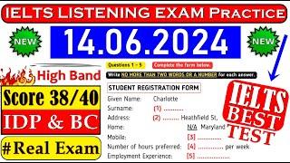 IELTS LISTENING PRACTICE TEST 2024 WITH ANSWERS | 14.06.2024