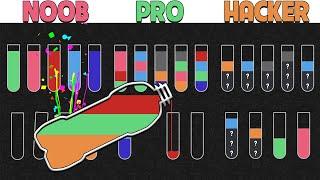 Water Sort Color Puzzle IEC | Level 1-20 | Noob Pro Hacker in 17 minutes