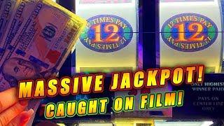 12 TIMES PAY MEGA JACKPOT!  GROUP PULL JACKPOT  LAUGHLIN NEVADA HANDPAY!