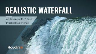 Houdini Tutorial | Waterfall Fluid Simulation | CGI & VFX Breakdown