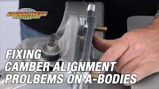 Fixing Camber Alignment Problems On Chevelle, GTO, Olds, Cutlass, Buick GS,  & other A-Bodies