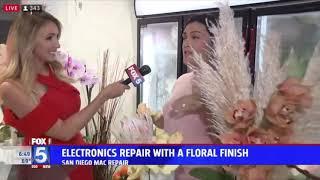 Fox 5 San Diego San Diego Mac Repair iPhone iPad Mac Repair La Jolla Bloom & Knots Flowers & Plants