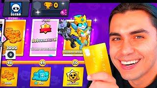 ZERANDO O PASSE EM CONTA 0 TROFÉUS NO BRAWL STARS