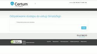Activation of Code Signing on SimplySign