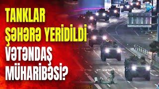 SON DƏQİQƏ! Tanklar küçələrə yeridildi, hərbi vəziyyət elan edildi - Savaş bu ölkəyə sıçrayır?