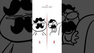 Hey Dad What Does This Mean  A vs B (Animation Meme) Orig: @UploadsofFun  #shorts