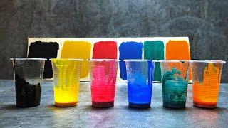 A budget way, how to make acrylic paint of any color in 1 minute
