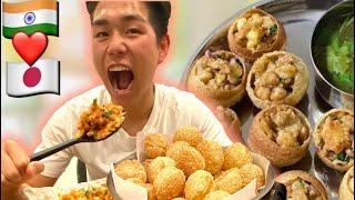 Japanese eat Pani Puri!?