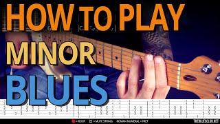 How To Play MINOR 7th CHORDS // Blues Guitar Lesson