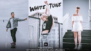 White Tone - Lightroom Mobile Presets | Premium White Tone Filter Preset | Soft Colour Preset