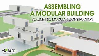 Assembling a Modular Building - Volumetric Modular Construction