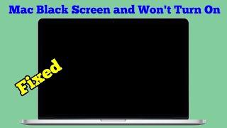 macOS Sequoia/Sonoma Black Screen and Won't Turn On (Fixed)
