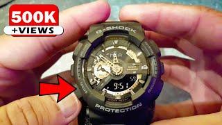 How to set the Date & Time on Casio Gshock 5146 5425 (Analog and Digital) | GA-110