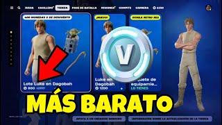 *TRUCO* COMO COMPRAR SKINS MUY BARATAS EN LA TIENDA DE FORTNITE! LOTE DE STAR WARS MÁS BARATO!