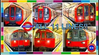 London Underground Action - ALL 11 LINES! Set #1