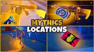 Fortnite Remix: ALL Mythic Weapons (Bosses) & Vaults Locations! ️ (All NEW Map Changes)