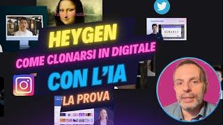 Heygen, come clonarsi con l'intelligenza artificiale: la prova