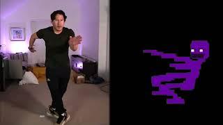 Markiplier dances with purple guy (HD + Synced Audio)