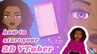 How To Start Your 2D VTuber (you need to know this) | VISUALLLEE