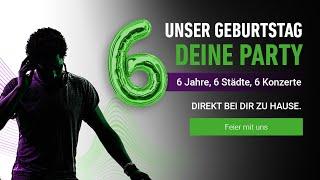 DEINHANDY feiert Geburtstag! 6 Jahre, 6 Städte, 6 Konzerte - direkt bei Dir zu Hause