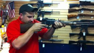 Adam demos the unfired, broken stock Marlin 1894c