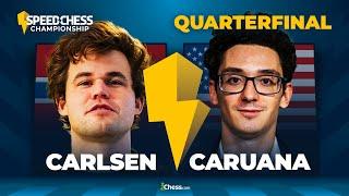 Carlsen v. Caruana | A World Chess Championship REMATCH In The Speed Chess Championship! | SCC 2022