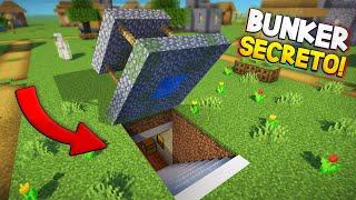 MINECRAFT: COMO HACER UN INCREIBLE SUPER BUNKER SECRETO PARA SURVIVAL! | CASA OCULTA SOLO PARA PROS