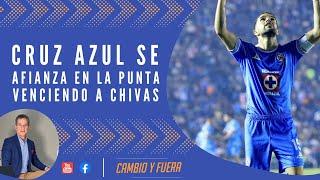 Cruz Azul se afianza en la punta venciendo a Chivas