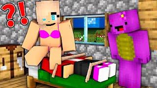 TIED JJ vs Crazy GIRLS in Minecraft Challenge - Maizen