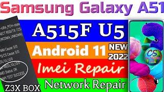 Samsung Galaxy A515F U5 Android 11 New 2022 corrupt  IMEI, Network Repair, Z3X Box by Cell Solutions