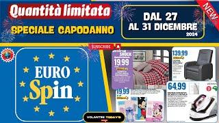 Volantino Eurospin dal 27 al 31 dicembre  ️ QUANTITÀ LIMITATA SPECIALE CAPODANNO 🟩⬜️🟥 #anteprima