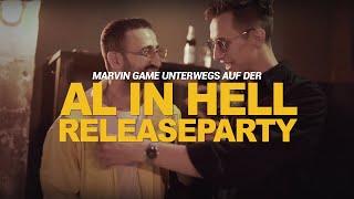 Marvin Game unterwegs auf der "AL In Hell" Releaseparty